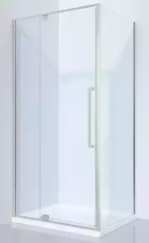 Душевой угол-ограждение «Black & White» S812 CC 100/100 прозрачный/хром универсальный без поддона