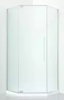 Душевой угол-ограждение «Black & White» S815 CF 90/90 матовый/хром универсальный без поддона