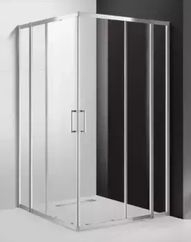 Душевой угол-ограждение «Cezares» MOLVENO-A-22-80 20-C-Cr-IV 100/100 прозрачный/хром без поддона