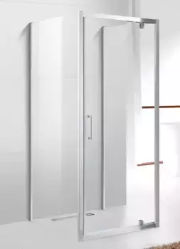 Душевой угол-ограждение «Cezares» MOLVENO-BA2-100/90-C-Cr-IV 100/90 прозрачный/хром без поддона универсальный