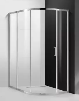 Душевой угол-ограждение «Cezares» MOLVENO-RH-1-120/100-C-Cr-IV 120/100 прозрачный/хром без поддона универсальный