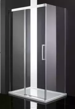 Душевой угол-ограждение «Cezares» PREMIER-SOFT-W-AH-1-130/100-C-Cr-IV 130/100 прозрачный/хром прямоугольный без поддона универсальный