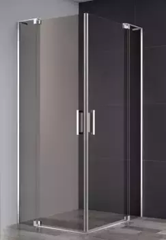 Душевой угол-ограждение «Cezares» SLIDER-AH-2-70/80-100/110-BR-Cr 110/80 бронза/хром прямоугольный без поддона универсальный