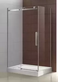 Душевой угол-ограждение «Cezares» STYLUS-O-M-AH-1-120/100-C-Cr 120/100 прозрачный/хром прямоугольный без поддона универсальный