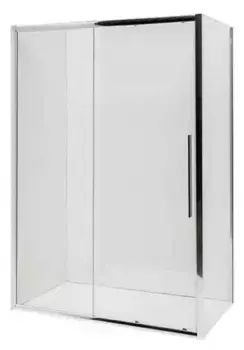 Душевой угол-ограждение «Deto» FC-120-140+SC100 Chrome 140/100 рисунок/хром без поддона универсальный