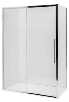 Душевой угол-ограждение «Deto» FC-120-140+SC80 Chrome 140/80 рисунок/хром без поддона универсальный