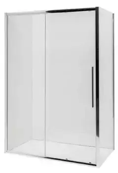 Душевой угол-ограждение «Deto» FC-160-180+SC80 Chrome 180/80 рисунок/хром без поддона универсальный