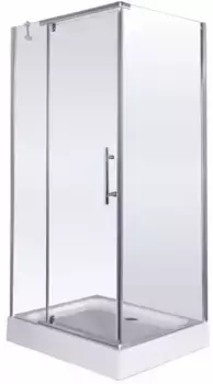 Душевой угол-ограждение «Esbano» ESR-8180 120/80 прозрачный/хром с поддоном левый