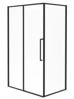 Душевой угол-ограждение «Esbano» Surf ESS-108PS-B 100/80 прозрачный/чёрный без поддона универсальный