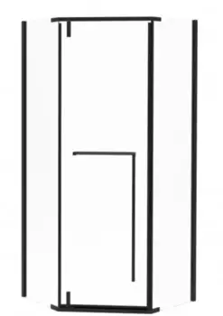 Душевой угол-ограждение «Esbano» Surf ESS-90PR-B 90/90 прозрачный/чёрный без поддона универсальный