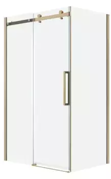 Душевой угол-ограждение «Grossman» Classic 120.K33.04.1280.32.00 120/80 прозрачный/золото сатин без поддона универсальный