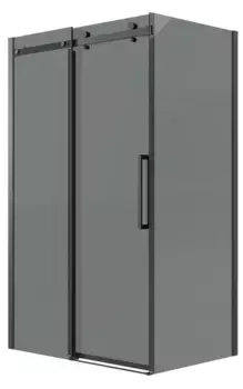 Душевой угол-ограждение «Grossman» Classic 120.K33.04.1390.21.10 130/90 тонированный/чёрный матовый без поддона универсальный