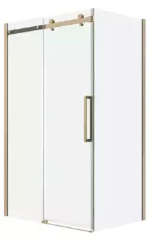 Душевой угол-ограждение «Grossman» Classic 120.K33.04.1080.32.00 100/80 прозрачный/золото сатин без поддона универсальный