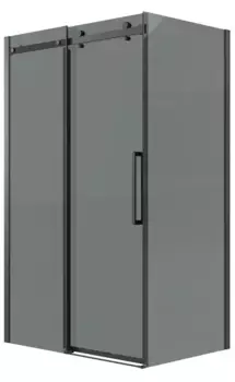 Душевой угол-ограждение «Grossman» Classic 120.K33.04.1290.21.10 120/90 тонированный/чёрный матовый без поддона универсальный