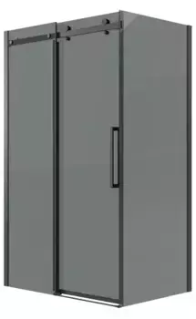 Душевой угол-ограждение «Grossman» Classic 120.K33.04.1270.21.10 120/70 тонированный/чёрный матовый без поддона универсальный