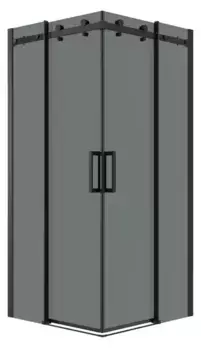 Душевой угол-ограждение «Grossman» Classic 300.K33.04.9090.21.10 90/90 тонированный/чёрный матовый без поддона