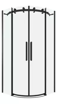 Душевой угол-ограждение «Grossman» Classic 301.K33.04.1010.21.00 100/100 прозрачный/чёрный матовый без поддона