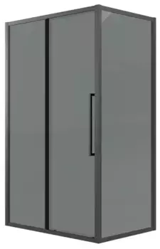 Душевой угол-ограждение «Grossman» Cosmo 120.K33.02.1270.21.10 120/70 тонированный/чёрный матовый без поддона универсальный