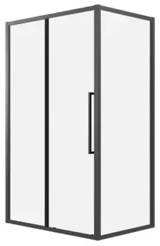 Душевой угол-ограждение «Grossman» Cosmo 120.K33.02.1180.21.00 110/80 прозрачный/чёрный матовый без поддона универсальный