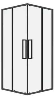 Душевой угол-ограждение «Grossman» Cosmo 300.K33.02.8080.42.00 80/80 прозрачный/графит сатин без поддона