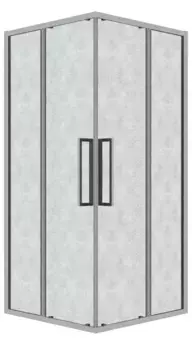 Душевой угол-ограждение «Grossman» Cosmo 300.K33.02.1010.10.02 100/100 шиншилла/хром без поддона