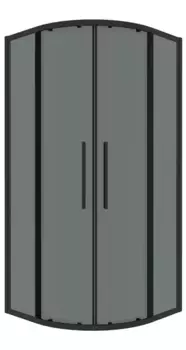 Душевой угол-ограждение «Grossman» Cosmo 301.K33.02.8080.21.10 80/80 тонированный/чёрный матовый без поддона