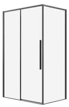Душевой угол-ограждение «Grossman» Galaxy 120.K33.01.1480.42.00 140/80 прозрачный/графит сатин без поддона универсальный