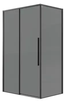 Душевой угол-ограждение «Grossman» Galaxy 120.K33.01.1270.21.10 120/70 тонированный/чёрный матовый без поддона универсальный