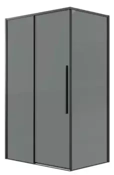 Душевой угол-ограждение «Grossman» Galaxy 120.K33.01.1290.21.10 120/90 тонированный/чёрный матовый без поддона универсальный