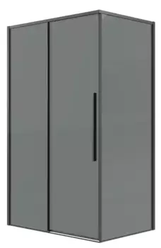Душевой угол-ограждение «Grossman» Galaxy 120.K33.01.1390.42.10 130/90 тонированный/графит сатин без поддона универсальный