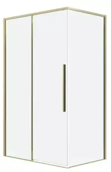Душевой угол-ограждение «Grossman» Galaxy 120.K33.01.1380.32.00 130/80 прозрачный/золото сатин без поддона универсальный