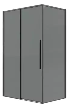 Душевой угол-ограждение «Grossman» Galaxy 120.K33.01.1180.42.10 110/80 тонированный/графит сатин без поддона универсальный