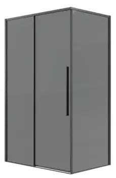 Душевой угол-ограждение «Grossman» Galaxy 120.K33.01.1380.42.10 130/80 тонированный/графит сатин без поддона универсальный