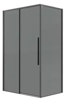 Душевой угол-ограждение «Grossman» Galaxy 120.K33.01.1480.42.10 140/80 тонированный/графит сатин без поддона универсальный