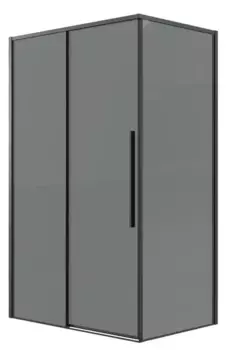 Душевой угол-ограждение «Grossman» Galaxy 120.K33.01.1190.21.10 110/90 тонированный/чёрный матовый без поддона универсальный