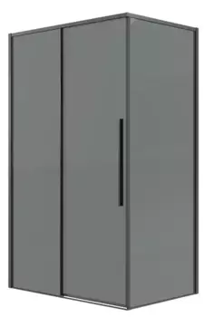 Душевой угол-ограждение «Grossman» Galaxy 120.K33.01.1280.42.10 120/80 тонированный/графит сатин без поддона универсальный