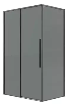 Душевой угол-ограждение «Grossman» Galaxy 120.K33.01.1490.42.10 140/90 тонированный/графит сатин без поддона универсальный