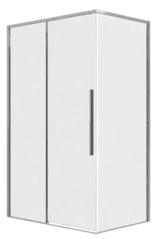 Душевой угол-ограждение «Grossman» Galaxy 120.K33.01.1370.10.02 130/70 шиншилла/хром без поддона универсальный