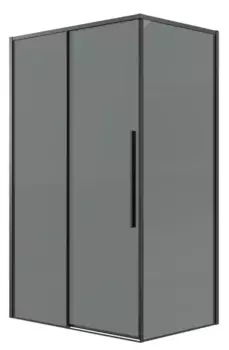 Душевой угол-ограждение «Grossman» Galaxy 120.K33.01.1080.21.10 100/80 тонированный/чёрный матовый без поддона универсальный