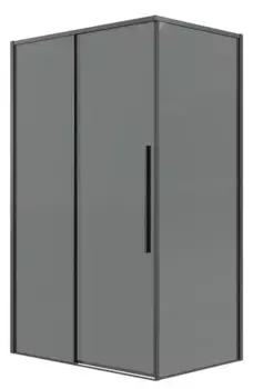 Душевой угол-ограждение «Grossman» Galaxy 120.K33.01.1070.42.10 100/70 тонированный/графит сатин без поддона универсальный