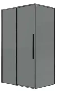 Душевой угол-ограждение «Grossman» Galaxy 120.K33.01.1080.42.10 100/80 тонированный/графит сатин без поддона универсальный