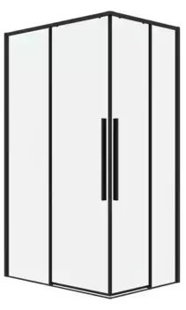 Душевой угол-ограждение «Grossman» Galaxy 300.K33.01.9070.21.00 90/70 прозрачный/чёрный матовый без поддона универсальный
