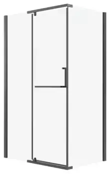 Душевой угол-ограждение «Grossman» Pragma 120.K33.03.1280.42.00 120/80 прозрачный/графит сатин без поддона универсальный