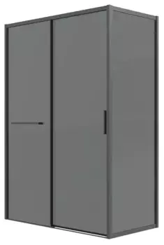 Душевой угол-ограждение «Grossman» Style 120.K33.05.1080.21.10 100/80 тонированный/чёрный матовый без поддона универсальный