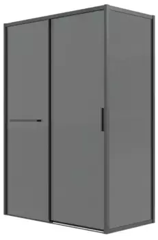 Душевой угол-ограждение «Grossman» Style 120.K33.05.1090.21.10 100/90 тонированный/чёрный матовый без поддона универсальный