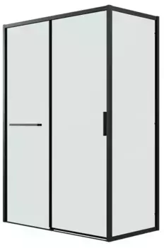 Душевой угол-ограждение «Grossman» Style 120.K33.05.1180.21.00 110/80 прозрачный/чёрный матовый без поддона универсальный