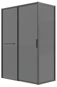 Душевой угол-ограждение «Grossman» Style 120.K33.05.1180.21.10 110/80 тонированный/чёрный матовый без поддона универсальный