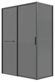 Душевой угол-ограждение «Grossman» Style 120.K33.05.1290.21.10 120/90 тонированный/чёрный матовый без поддона универсальный