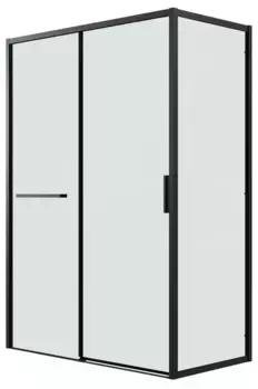 Душевой угол-ограждение «Grossman» Style 120.K33.05.1380.21.00 130/80 прозрачный/чёрный матовый без поддона универсальный