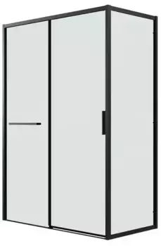 Душевой угол-ограждение «Grossman» Style 120.K33.05.1390.21.00 130/90 прозрачный/чёрный матовый без поддона универсальный